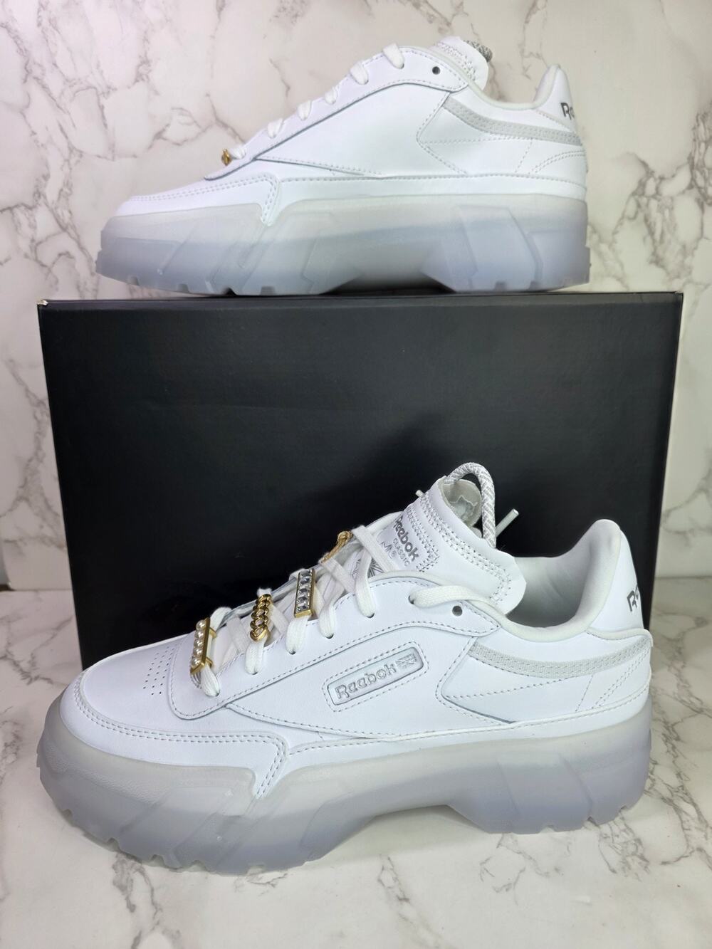 REEBOK CLUB C CARDI GX0038 Size 9.5 BRAND NEW With Box White GX0038